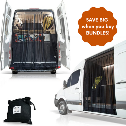 Magnetic Rear Door Van Fly Screen