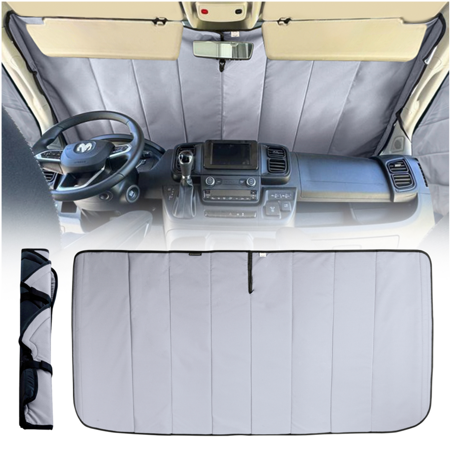 Insulated Window Covers 2 Products Bundle - Cab Set