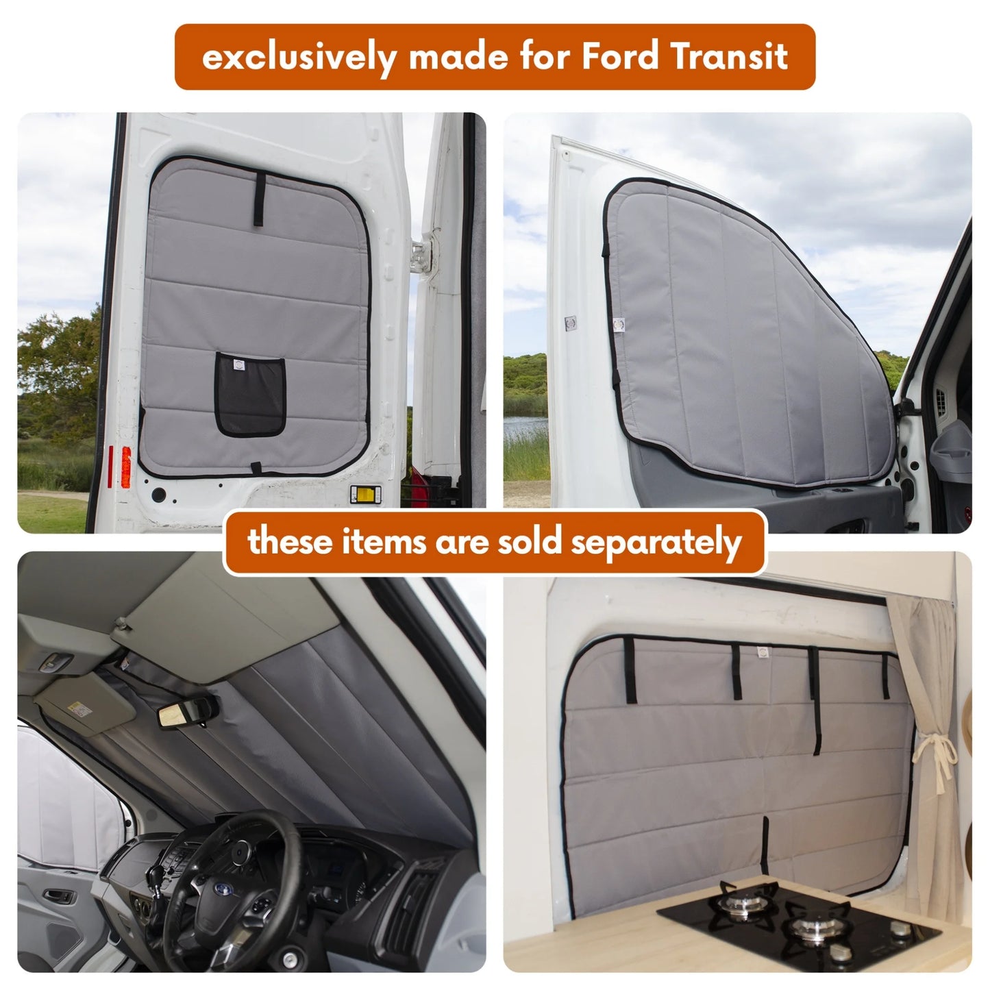 Insulated Window Covers for Ford Transit