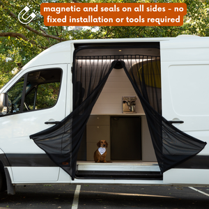 Magnetic Side Door Van Fly Screen