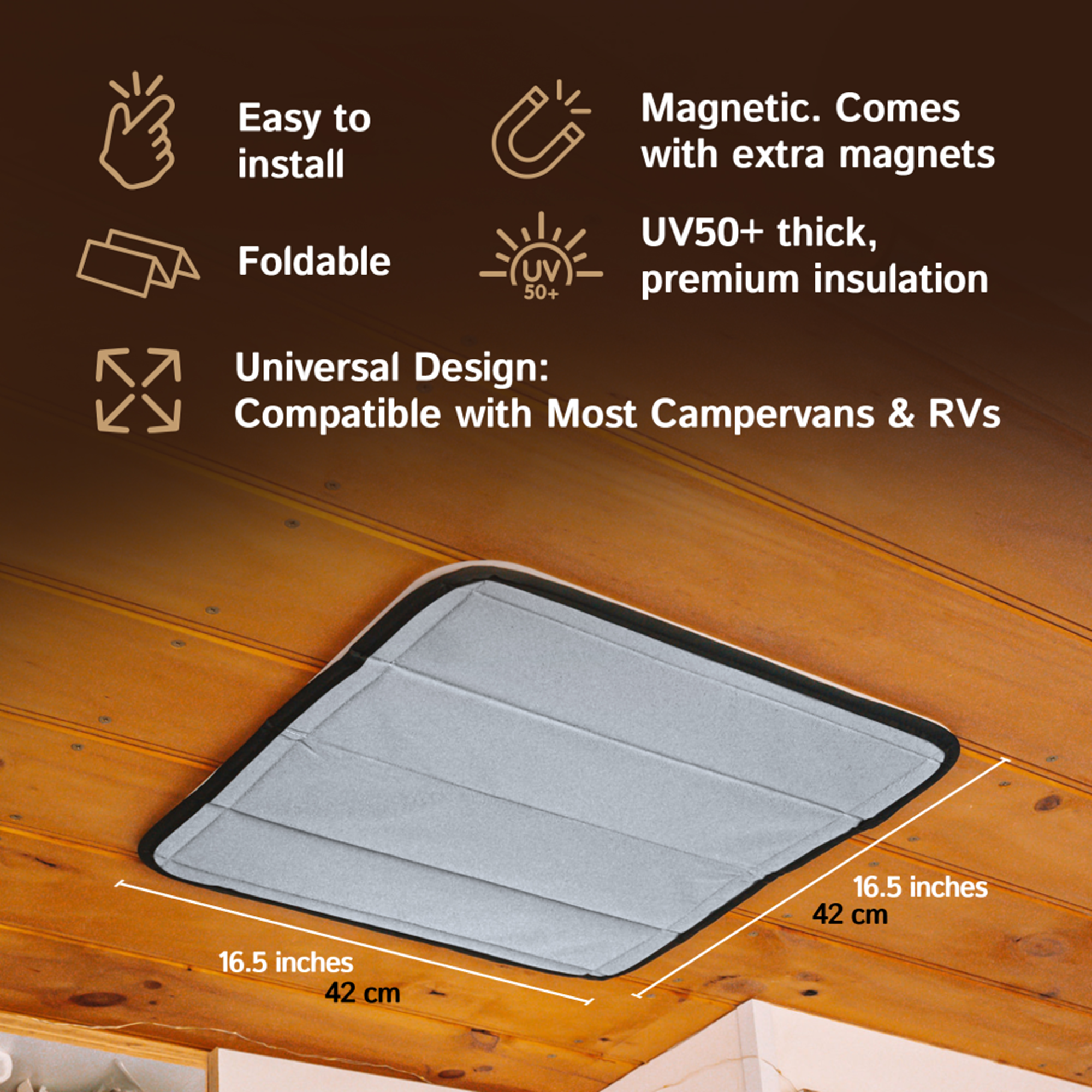 Campervan and RV Roof Hatch Cover