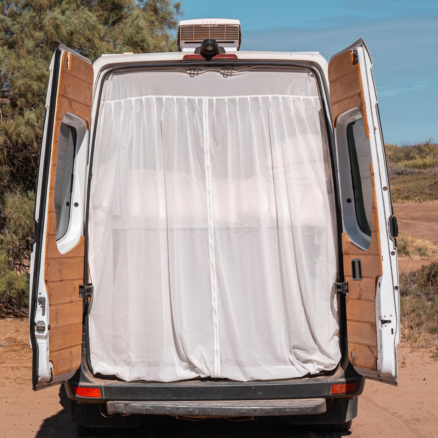 Magnetic Rear Door Van Fly Screen