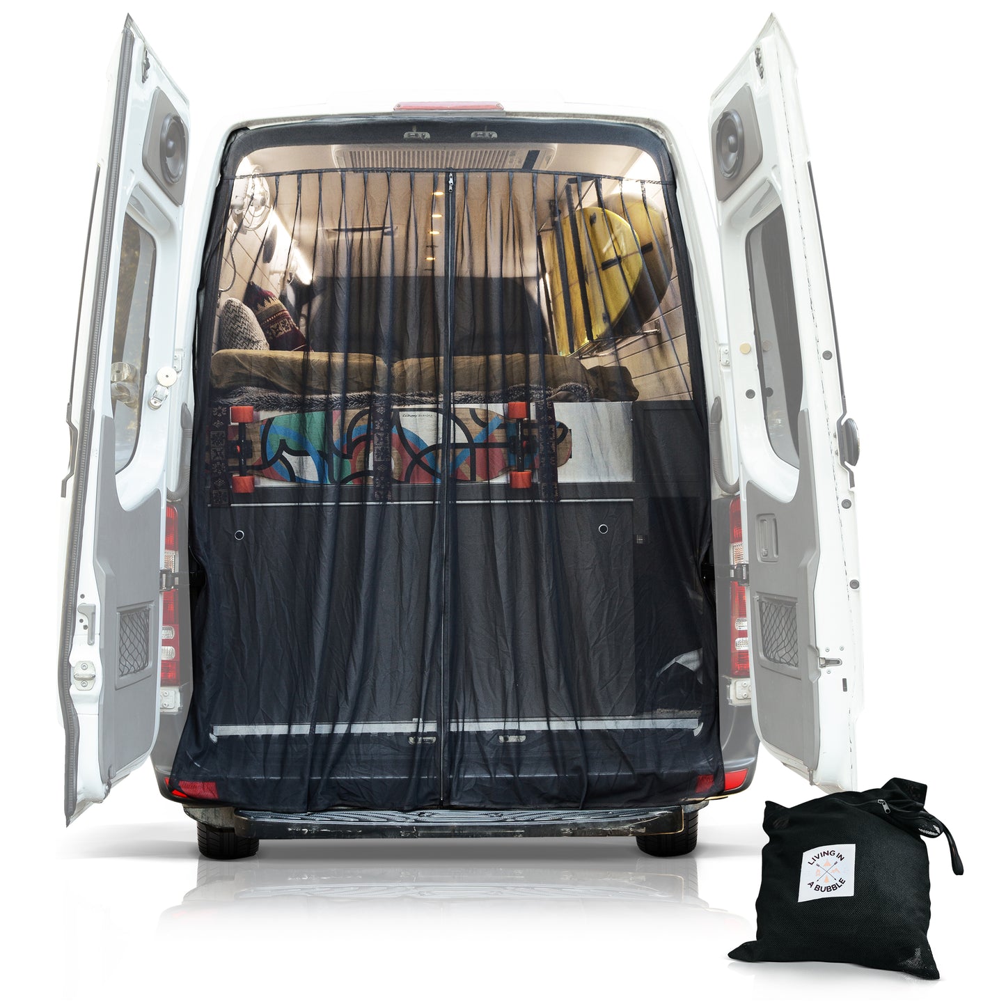 Magnetic Rear Door Van Fly Screen