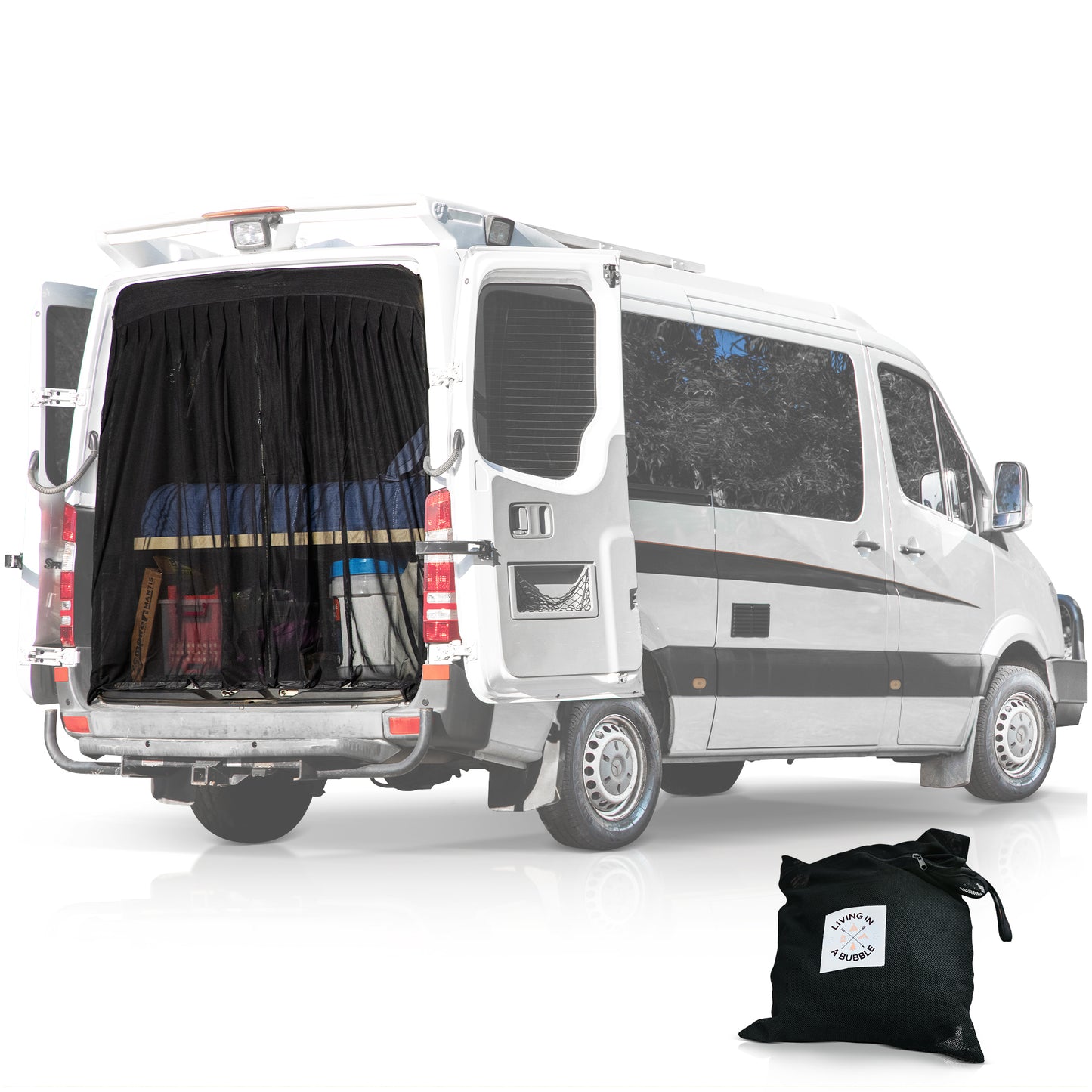 Magnetic Rear Door Van Fly Screen